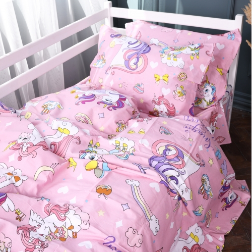 Комплект постільної білизни Бязь Kids Time 17-0836 Unicorn kids