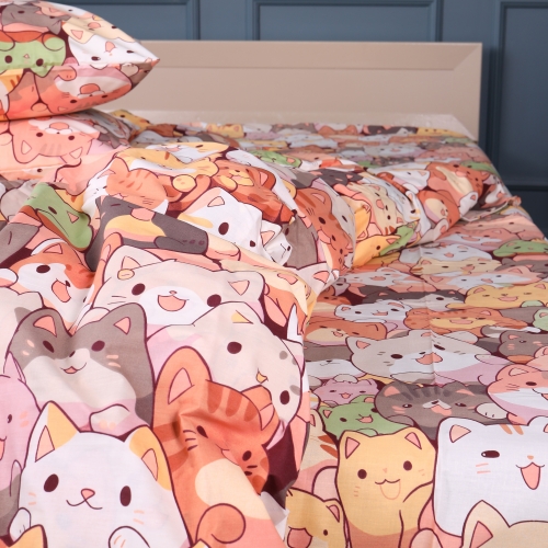 Простынь Бязь Kids Time 17-0775 Bombshell cats