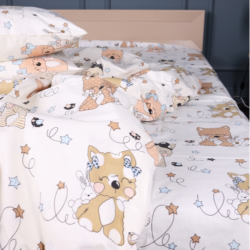 Простирадло Ranforce Elite 17-0777 Magic cats olive