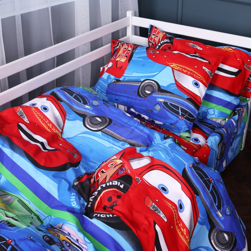 Підковдра Бязь Kids Time 17-0778 McQueen's Racing Dreams blue