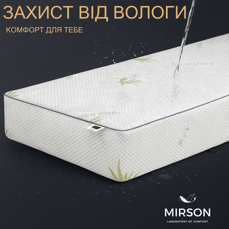 Наматрацник 70*140 №1031 Alberto Bamboo Aloe Vera (водонепроникний на гумці по периметру) УЦІНКА