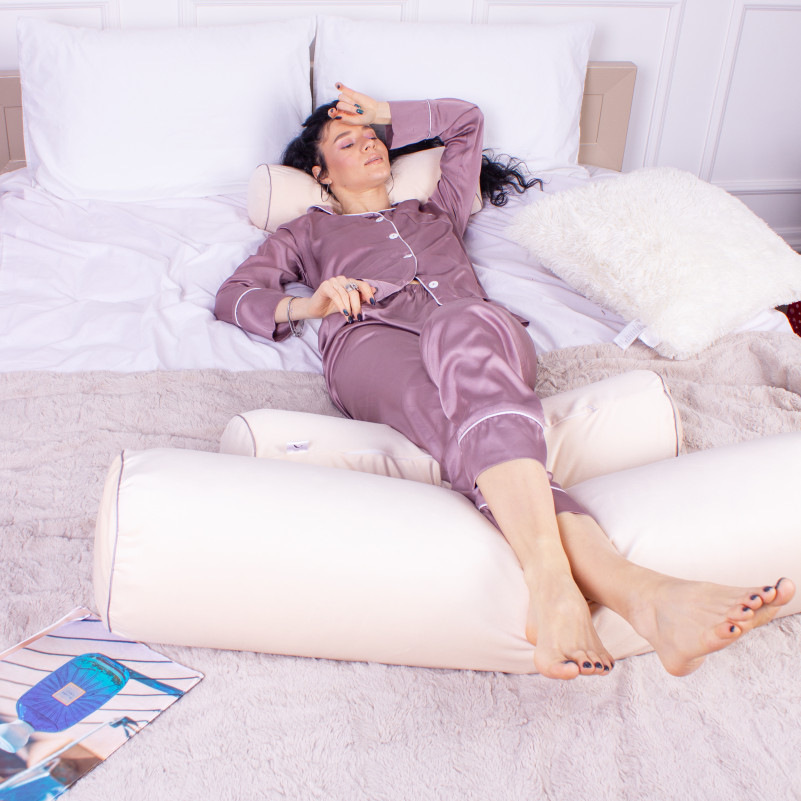 Подушка-валик №8555 Velvet Line 28-0004 Cream 100% Memory - 6