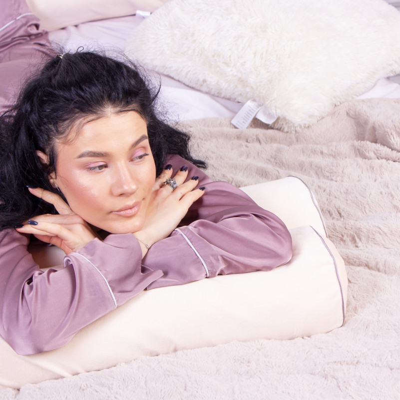 Подушка-валик №8555 Velvet Line 28-0004 Cream 100% Memory - 10