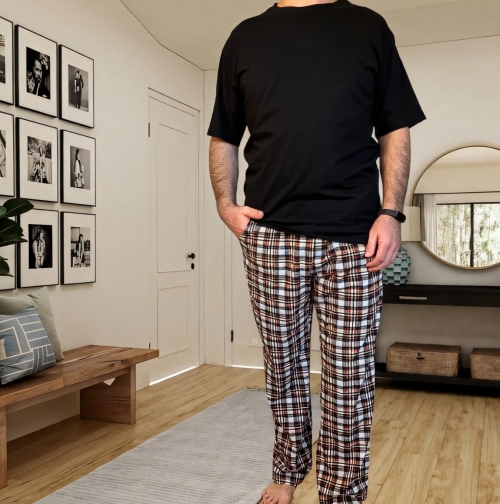 Пижама "Flannel Nightwear штаны" black
