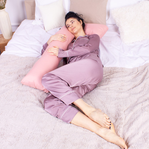 Подушка для вагітних та відпочинку Г-подібна №8420 14-1312 Domiano EcoSilk Ranforce Elite