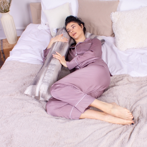 Подушка для вагітних та відпочинку Г-подібна №8430 Color Line 17-0564 Ruvim