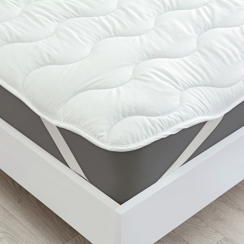 Наматрацник №1712 Eco Light White (EcoSilk) звичайний, з гумкою по кутам УЦІНКА