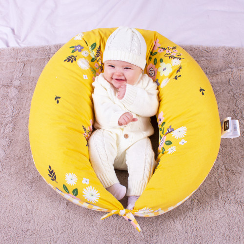 Подушка для вагітних та годування №8653 Print Line 17-0428 Indian summer 100% Memory