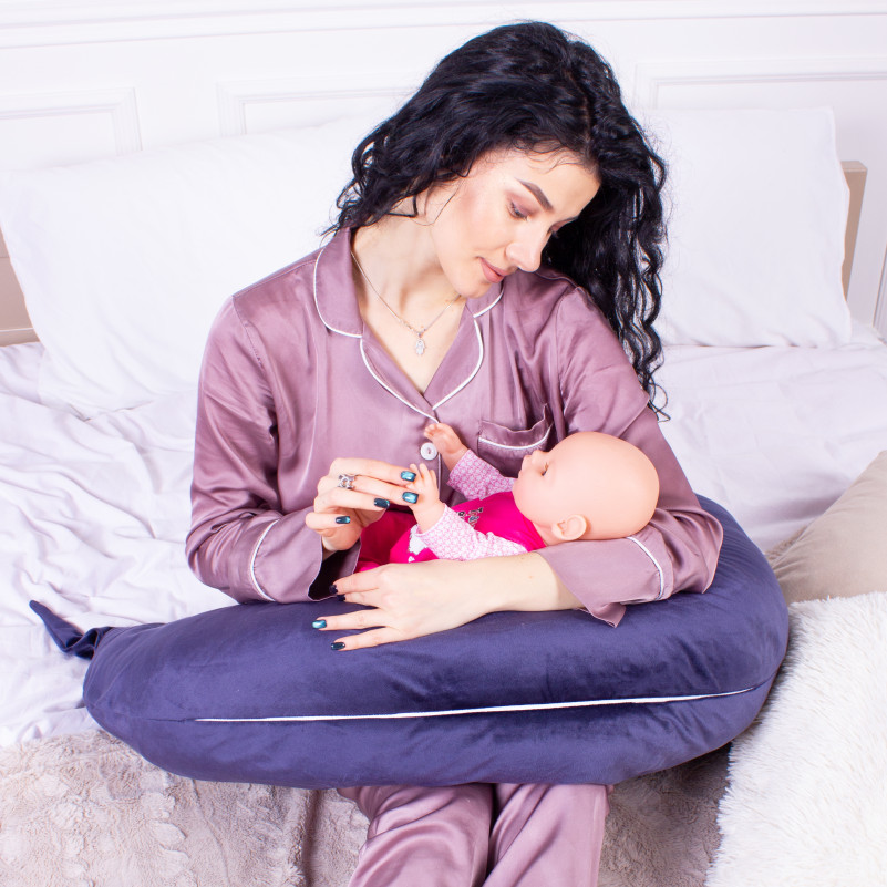 Для беременных и кормления №8668 Velvet Line 28-0006 Navy blue Полистирол - 11