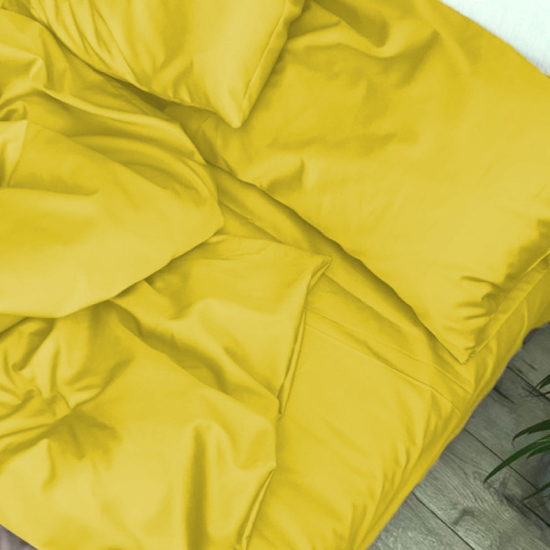 Комплект постельного белья Сатин TEENAGER Satin Light Pro 10-002 Yellow - 2