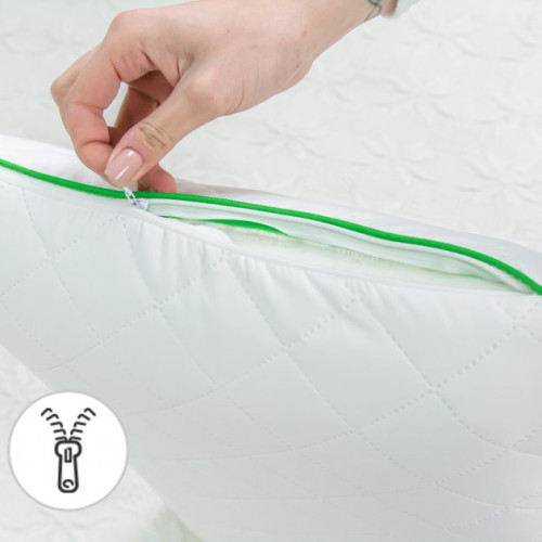 Подушка ортопедична (стружка Memory) №4003 Steep Line Aloe Vera Women 59*43*10 - 2