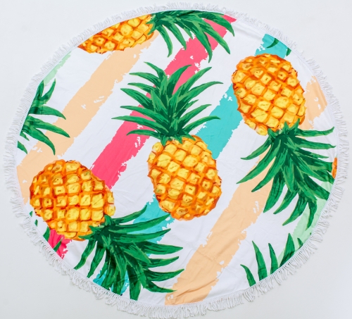 Пляжное полотенце №5060 Summer Time Pineapple