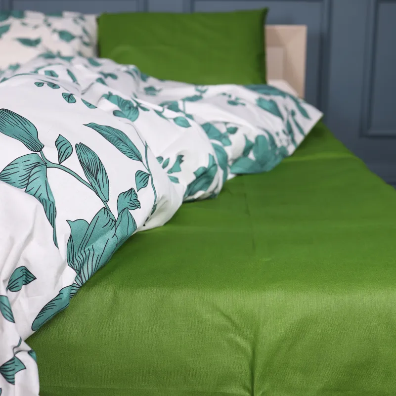 Комплект постельного белья Бязь JUNIOR 17-0719 Foliage on White - 3