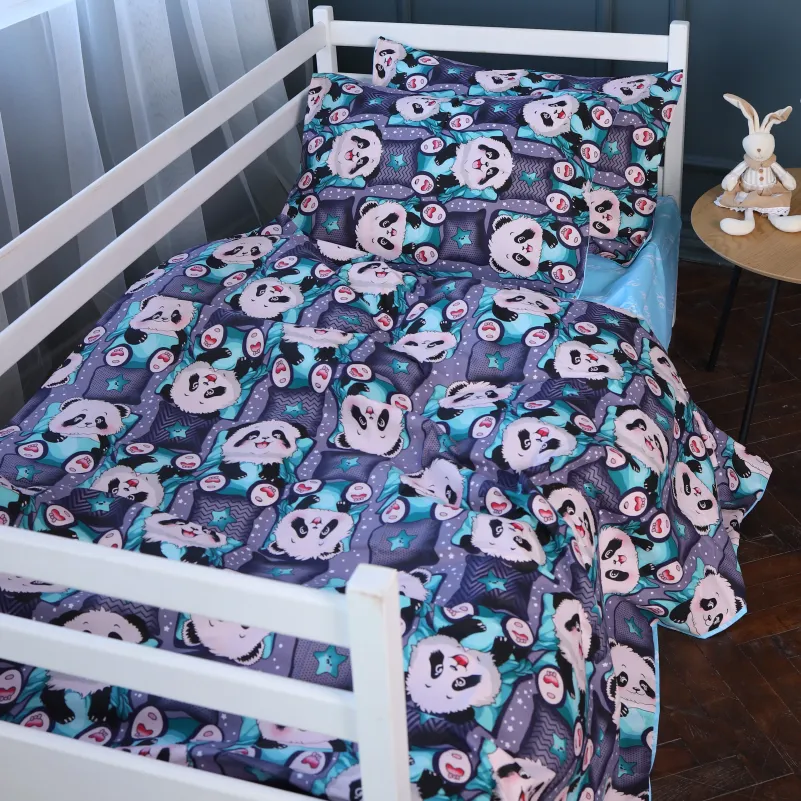 Комплект постельного белья Бязь LITTLE KIDS 17-0722 Tiny Panda - 2