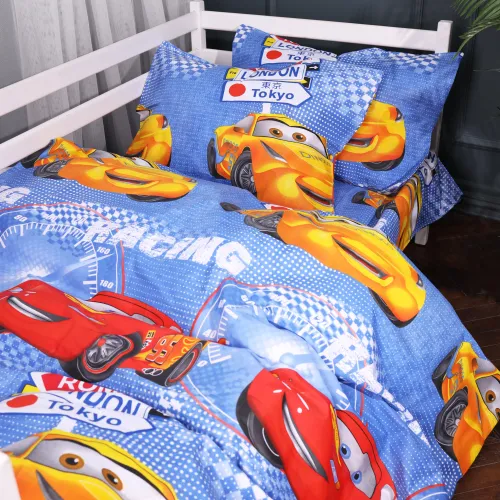 Комплект постельного белья Бязь TEENAGER 17-0888 Cars Speed Blue