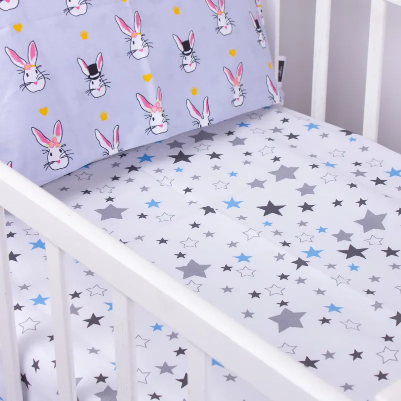 Комплект постельного белья Бязь LITTLE KIDS 17-0527 Bunnies - 2