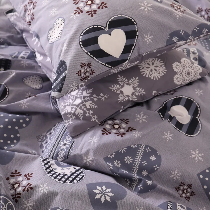 Комплект постельного белья Бязь LITTLE KIDS 17-0655 Snowflake - 5