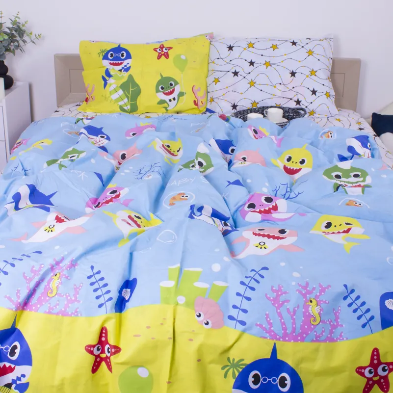 Комплект постельного белья Бязь JUNIOR 17-0522 Sharks are fun - 4