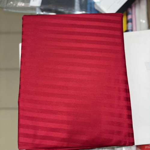 Простирадло на гумці Satin Stripe 30-0018 Red УЦІНКА - 2