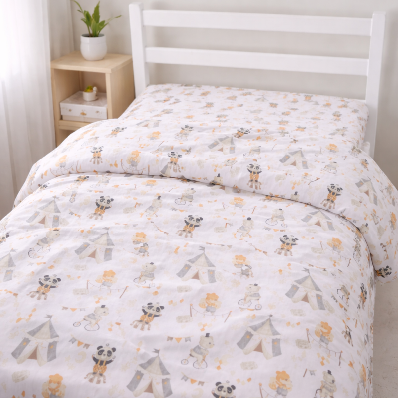 Пододеяльник Бязь 17-0928 Baby Circus