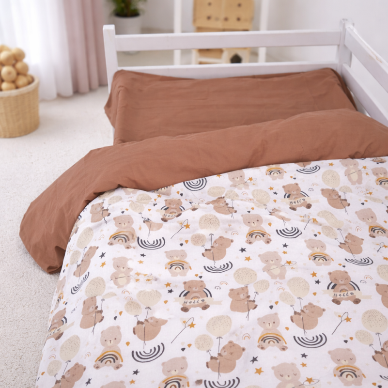 Пододеяльник Бязь 17-0918 Tiny Teddy