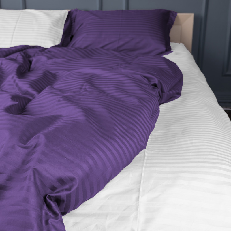 Комплект постельного белья Сатин JUNIOR Satin Stripe 30-0009 + 30-0001 Belinda - 2