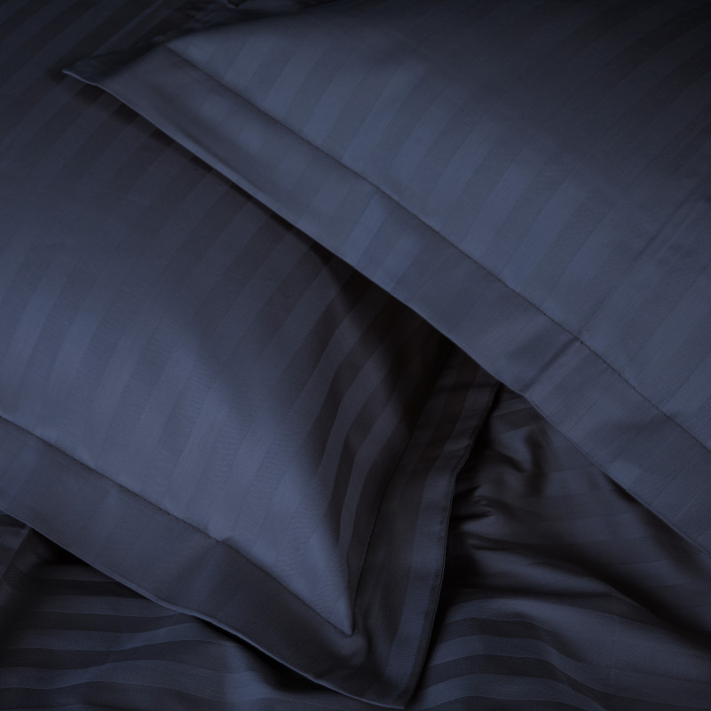 Комплект постельного белья Сатин JUNIOR Satin Stripe 30-0020 Smoky Blue - 3