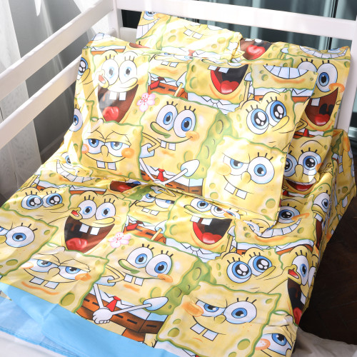 Наволочка Бязь 17-0804 Funny Sponge Bob