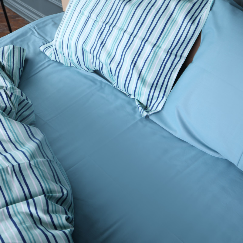 Комплект постельного белья Сатин JUNIOR 22-1432 Wave Freshnessl - 3