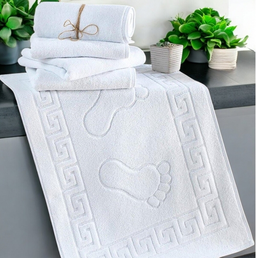 Килимок Т Modern Footprint white