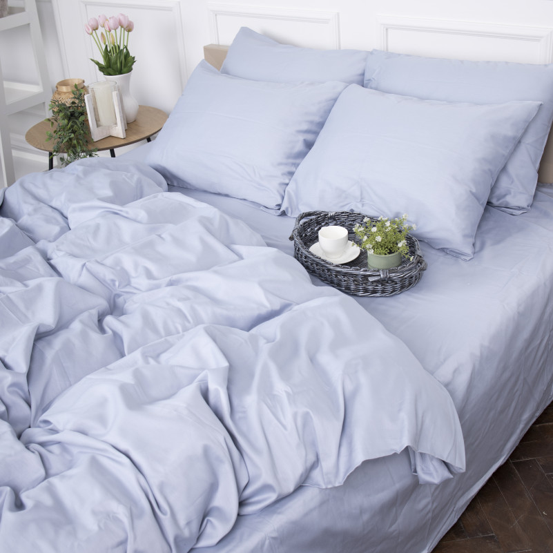 Комплект постельного белья Сатин JUNIOR 0843 Grey Blue - 2