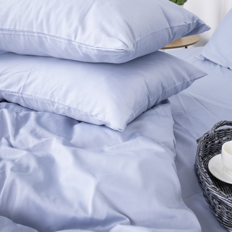 Комплект постельного белья Сатин JUNIOR 0843 Grey Blue - 1