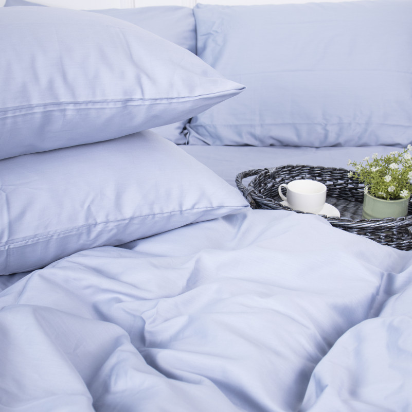 Комплект постельного белья Сатин JUNIOR 0843 Grey Blue - 3