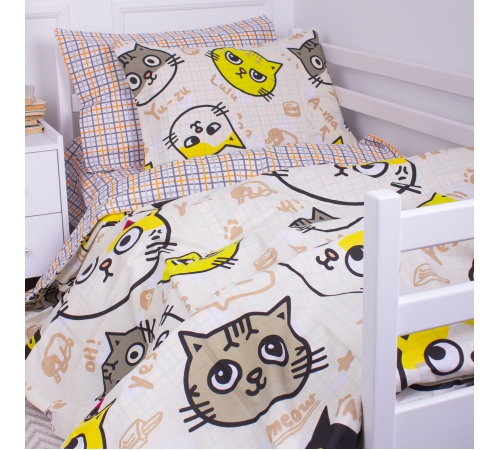 Подростковое постельное белье Бязь Kids Time 18-0007 Cool Cat