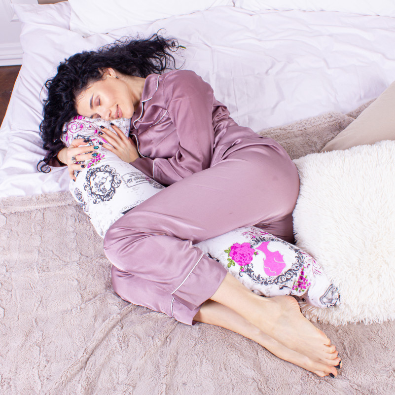 Подушка для вагітних та годування №8654 Print Line 17-0188 Grettir 100% Memory - 7