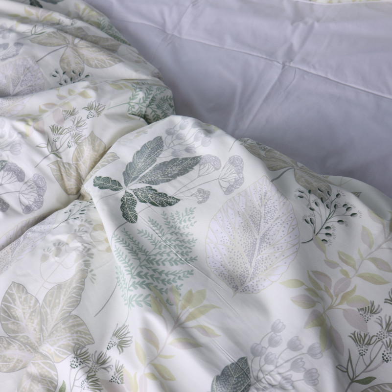 Комплект постельного белья Сатин JUNIOR 22-1412 Leaf ornament - 2