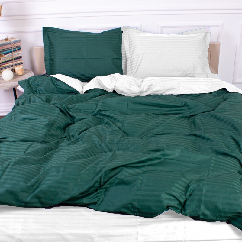 Комплект постельного белья Сатин TEENAGER Satin Stripe 30-0017 + 30-0001 Arabella