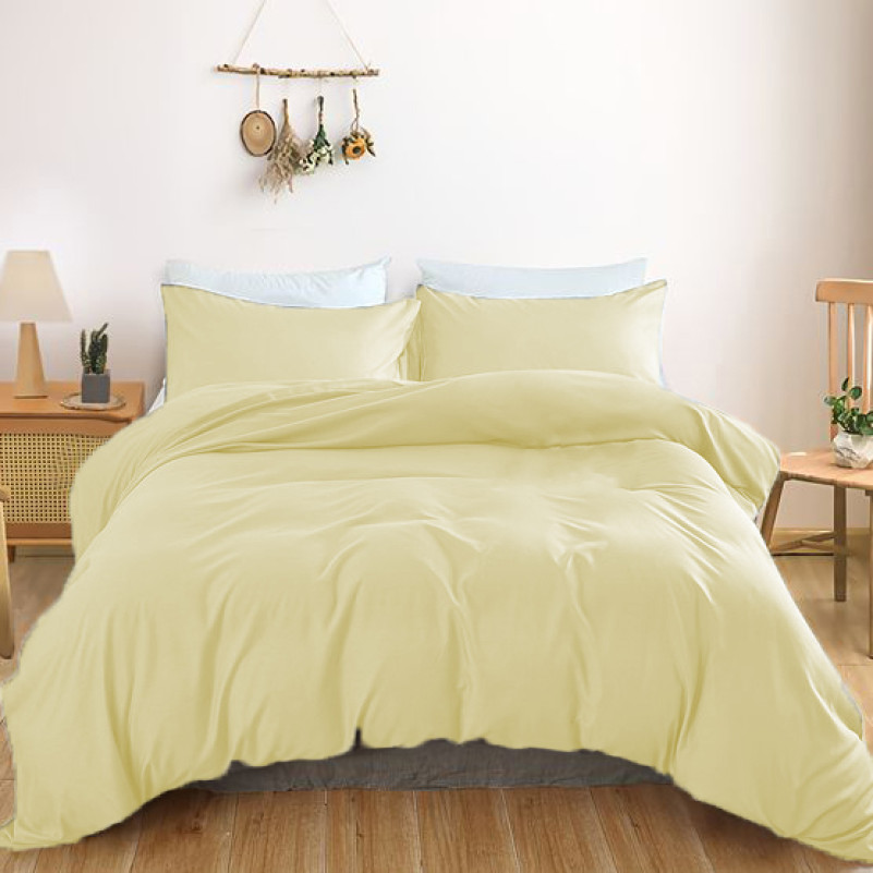 Комплект постельного белья Сатин TEENAGER Satin Light Pro 10-014 Soft yellow