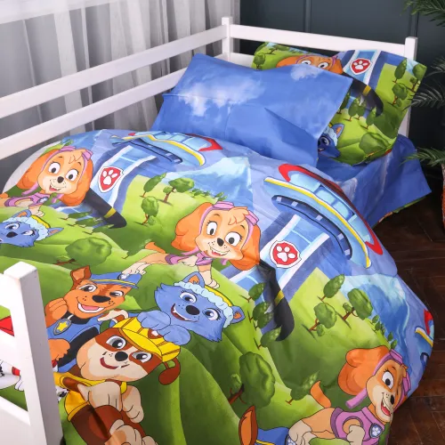 Комплект постельного белья Бязь JUNIOR 17-0885 Paw Patrol Friends