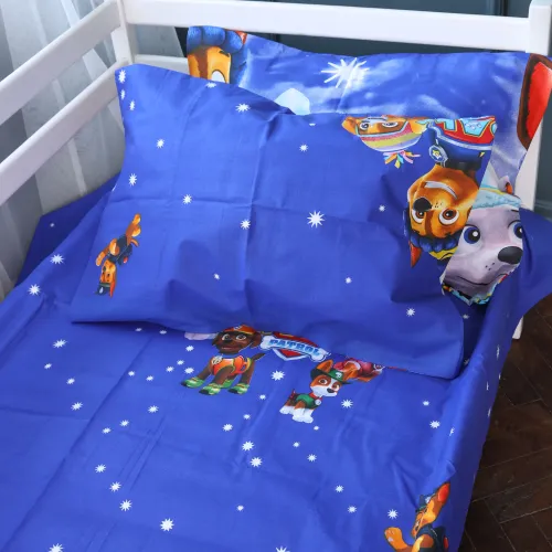 Комплект постельного белья Ranforce Elite TEENAGER 17-0794 Paw Patrol Winter blue - 2