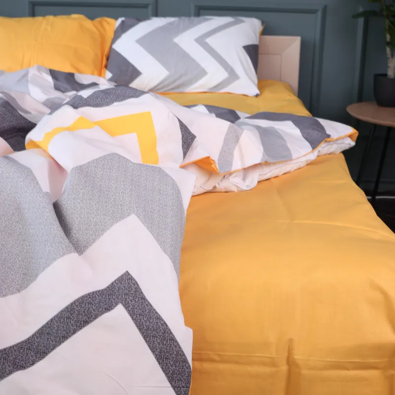 Комплект постельного белья Ranforce Elite JUNIOR 17-0829 Zigzag ornament - 2