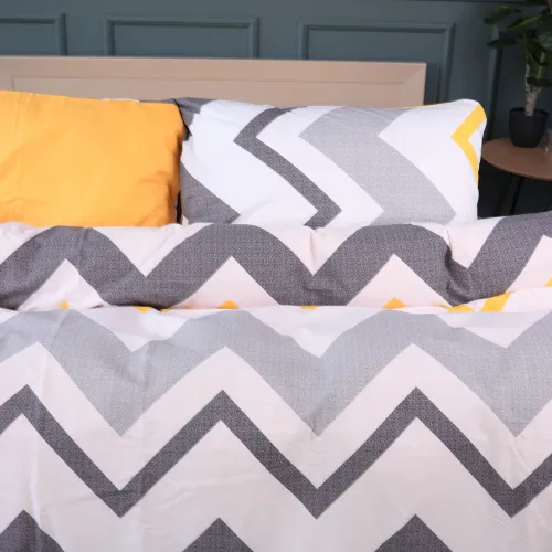 Комплект постельного белья Ranforce Elite JUNIOR 17-0829 Zigzag ornament - 2