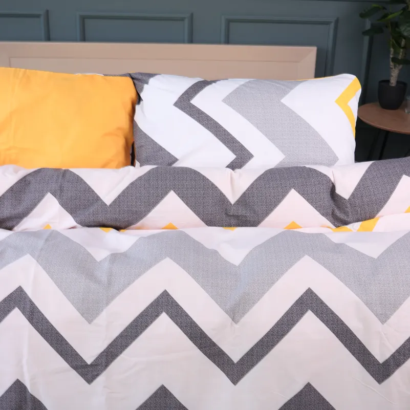 Комплект постельного белья Ranforce Elite JUNIOR 17-0829 Zigzag ornament - 1