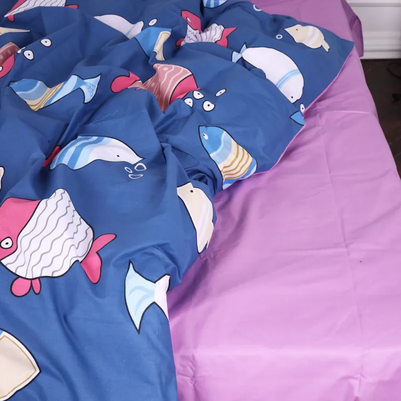 Комплект постельного белья  Бязь JUNIOR 17-0466 Fish are fabulous - 4