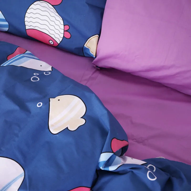 Комплект постельного белья  Бязь JUNIOR 17-0466 Fish are fabulous - 1