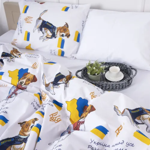 Комплект постельного белья Бязь JUNIOR 17-0595 "Пес Патрон" - 2