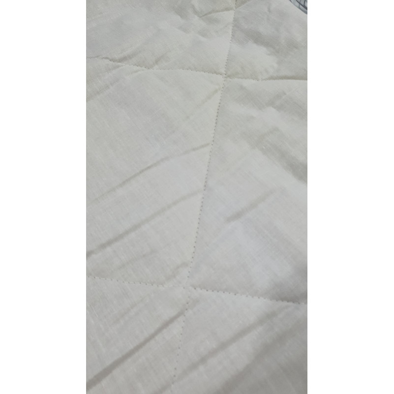 Ковдра антиалергенна демі №0786 Bianco (вовна) чохол (100% бавовна) УЦІНКА - 3