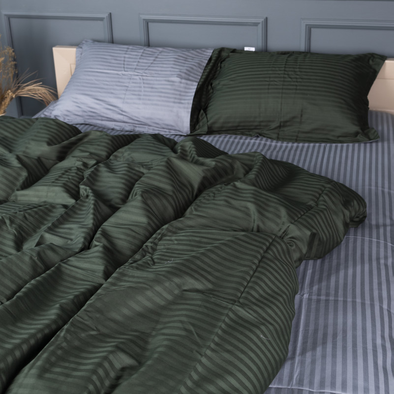 Комплект постельного белья Сатин TEENAGER Satin Stripe 30-0017 + 30-0012 Galatee
