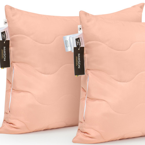 Набор антиалергенных подушек Eco Light Coral №1767 Eco-Soft микросатин