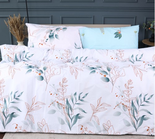 Комплект постільної білизни Ranforce Elite 17-0845 Pastel Garden